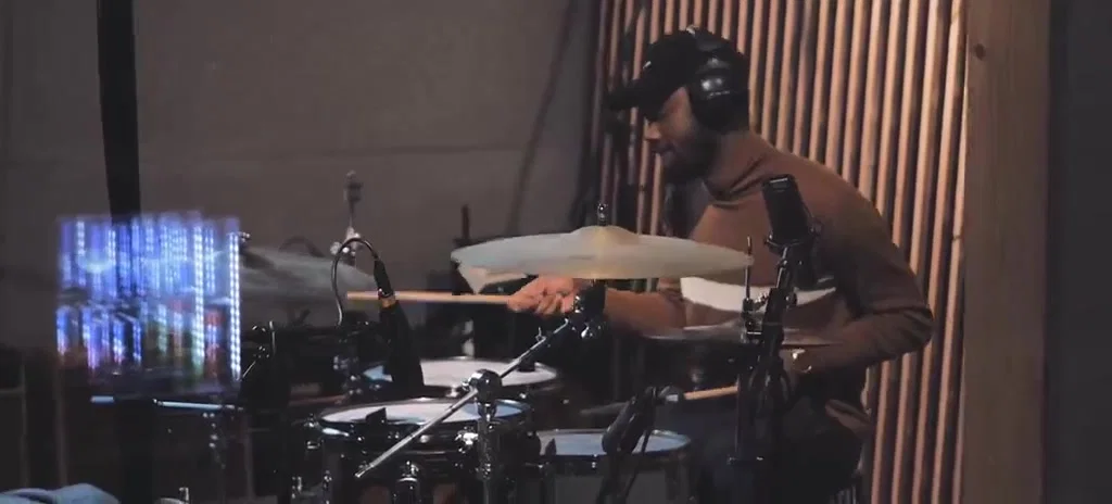Drummakid in studio