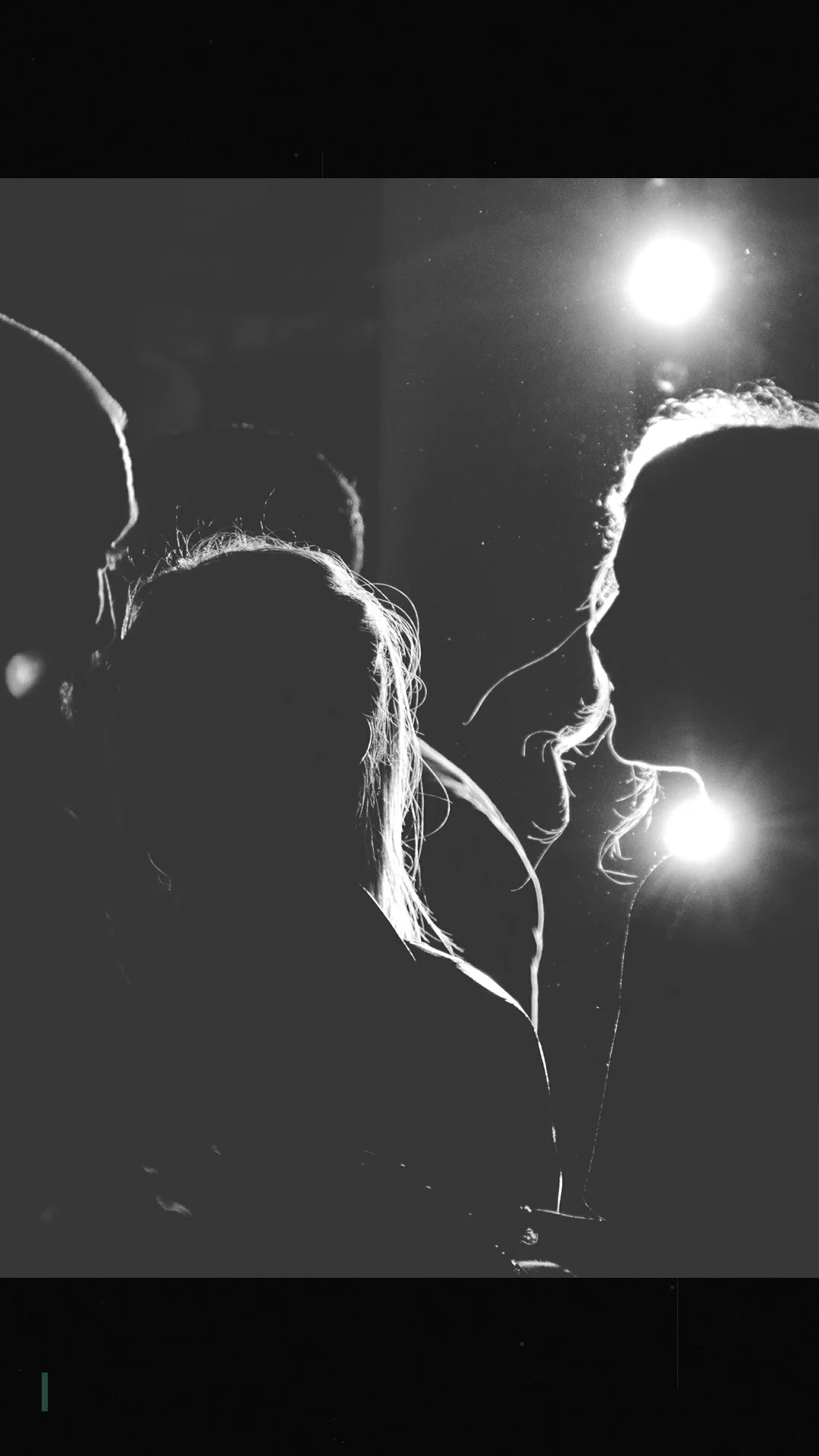 Silhouet in backlight